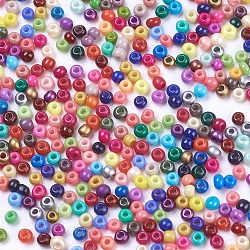 13/0 Grade A Round Glass Seed Beads, Baking Paint, Mixed Color, 2~2.3x1.5mm, Hole: 0.7~1mm, about 48500pcs/pound(SEED-N001-AM)