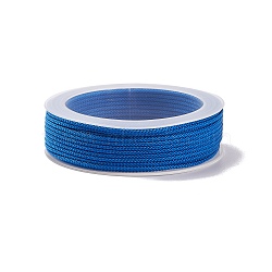 Braided Nylon Threads, Dyed, Knotting Cord, for Chinese Knotting, Crafts and Jewelry Making, Royal Blue, 1.5mm, about 13.12 yards(12m)/roll(NWIR-E023-1.5mm-13)
