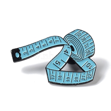 Turquoise Alloy Brooch