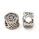 Rack Plating Alloy Rhinestone European Beads(PALLOY-P289-52P-02)-1