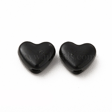 Heart Spray Painted Alloy Beads(FIND-G053-01H)-2