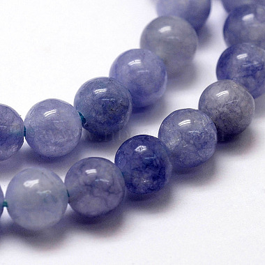 Natural White Jade Imitation Aquamarine Beads Strands(X-G-F364-15-6mm)-3