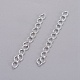 Iron Ends with Twist Chain Extension for Necklace Anklet Bracelet(CH-CH017-S-5cm)-1