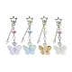 Electroplate Acrylic Butterfly Pendant Decorations(KEYC-FZ00014-03)-4