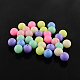 Round Solid Color Opaque Acrylic Beads(SACR-S037-M02-D)-1