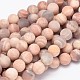 Rondes sunstone naturelle perles brins(G-K068-29-6mm)-1