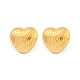 Heart 304 Stainless Steel Ear Studs(EJEW-L290-029G)-1