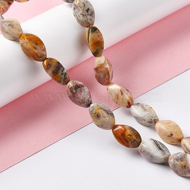 Natural Crazy Agate Beads Strands(G-L243A-20)-2