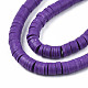 Handmade Polymer Clay Beads Strands(CLAY-R089-6mm-052)-3