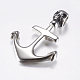 316 Surgical Stainless Steel Leather Cord Clasps Rhinestone Setting(STAS-K157-79AS)-1