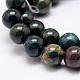 Natural Indian Bloodstone Beads Strands(G-P257-07-8mm)-3