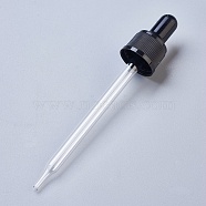 Glass Teardrop Set Transfer Graduated Pipettes, Black, 125x22mm, Capacity: 100ml(3.38fl. oz)(TOOL-WH0079-04G)