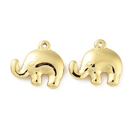 304 Stainless Steel Pendants, Real 18K Gold Plated, Elephant, 17x20x4.5mm, Hole: 1.5mm(STAS-F304-02G-06)