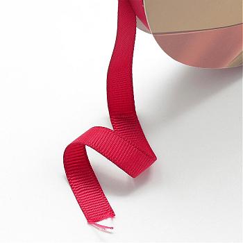 Grosgrain Ribbon, Christmas Ribbon, Red, 1/4 inch(6mm), about 100yards/roll(91.44m/roll)