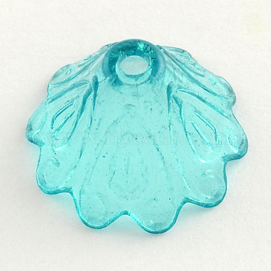 Transparent Acrylic Flower Bead Caps(TACR-Q004-M01)-2
