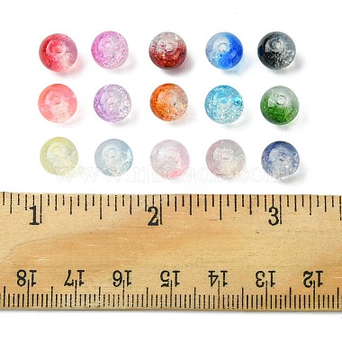 375Pcs 15 Colors Transparent Crackle Baking Painted Glass Beads Sets(DGLA-FS0001-05)-5