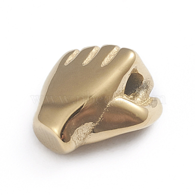 Golden Palm Stainless Steel Beads