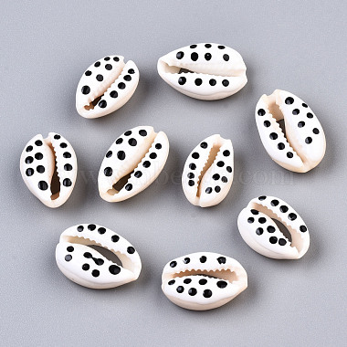 White Shell Cowrie Shell Beads