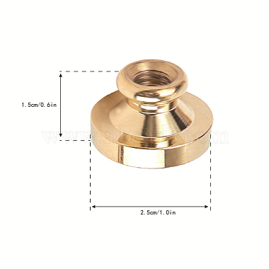 Wax Seal Brass Stamp Head(AJEW-WH0130-703)-2