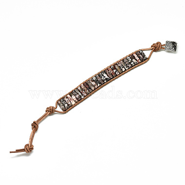 Cowhide Leather Cord Bracelets(BJEW-R309-01B-12)-2