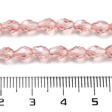 Electroplate Glass Beads Strands(X-EGLA-R008-6x4mm-7)-2