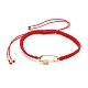 Couple Adjustable Nylon Thread Braided Bead Bracelets(BJEW-JB05448)-5