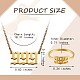 Angel Number Pendant Necklace & Open Cuff Ring(JX203A)-3