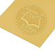самоклеящиеся наклейки с тиснением золотой фольгой(DIY-WH0211-014)-4