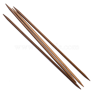 Bamboo Double Pointed Knitting Needles(DPNS), Peru, 250x5mm, 4pcs/bag(TOOL-R047-5.0mm-03)