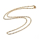 304 Stainless Steel Singapore Chain Necklaces(X-NJEW-JN02662-03)-1