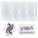 4Pcs Plastic Card Storage Boxes with Hinged Lids(CON-CP0001-017)-1