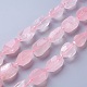 Natural Rose Quartz Beads Strands(G-P434-40)-2