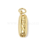 304 Stainless Steel Pendants, Real 18K Gold Plated, with Jump Ring, Bag, 17x6x5mm, Hole: 3.5mm(STAS-U044-01B-G)