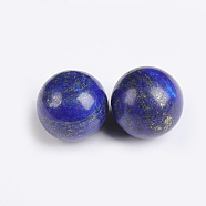 Dyed Natural Lapis Lazuli Round Beads, Gemstone Sphere, No Hole/Undrilled, 16mm(X-G-I170-16mm-20)
