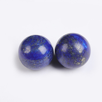Dyed Natural Lapis Lazuli Round Beads, Gemstone Sphere, No Hole/Undrilled, 16mm