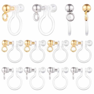 Golden & Silver 304 Stainless Steel Clip on Earring Pads