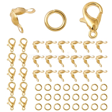 Golden Alloy Lobster Claw Clasps