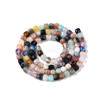 Natural Mixed Gemstone Beads Strands(G-N342-127)-2