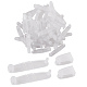 50Pcs Badge Strap Clip White Key Chain Connector Plastic Keychain Clip for Card Holder(JX291A)-1