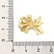 Brass Micro Pave Clear Cubic Zirconia Pendants(FIND-Z041-01G)-3