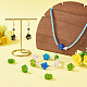 10Pcs Transparent Handmade Bumpy Lampwork Beads(LAMP-TADJ0001-48D)-6
