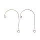 Rainbow Color 316 Stainless Steel Ear Cuff Findings(STAS-H148-02M)-1