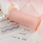 Polyester Yarn Tape, for Gift Wrapping, PeachPuff, 4-5/8 inch(117mm)~4-3/4 inch(120mm)(ORIB-TAC0008-001F)