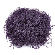 Decorative Raffia Tissue Scraps Paper Packing Material, For Gift Filler, Purple, 2~4mm(X-DIY-Q017-01)