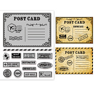Rubber Clear Stamps, for Card Making Decoration DIY Scrapbooking, Others, 22x18x0.8cm(DIY-WH0251-017)