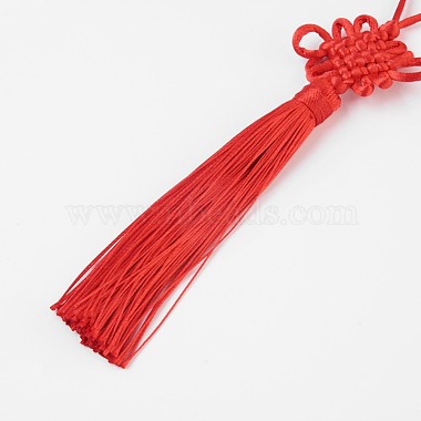 Polyester Tassel Pendant Decorations(AJEW-WH0049-A03)-2