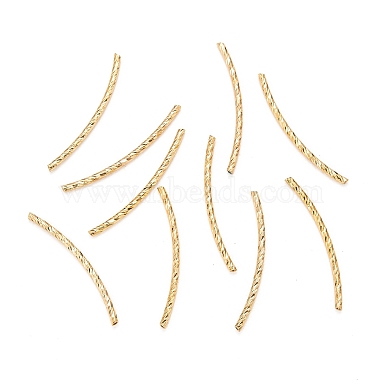 Real Gold Plated Tube Brass Beads