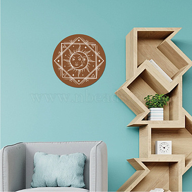 decoración creativa para colgar en la pared de madera natural(AJEW-WH0331-008)-5