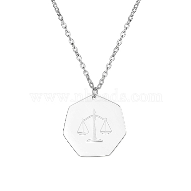 Libra Stainless Steel Necklaces