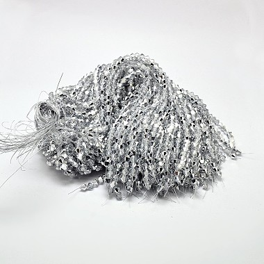 Imiter cristal autrichien plaquent toupies verre à facettes chapelets de perles(GLAA-F029-4x4mm-B01)-3